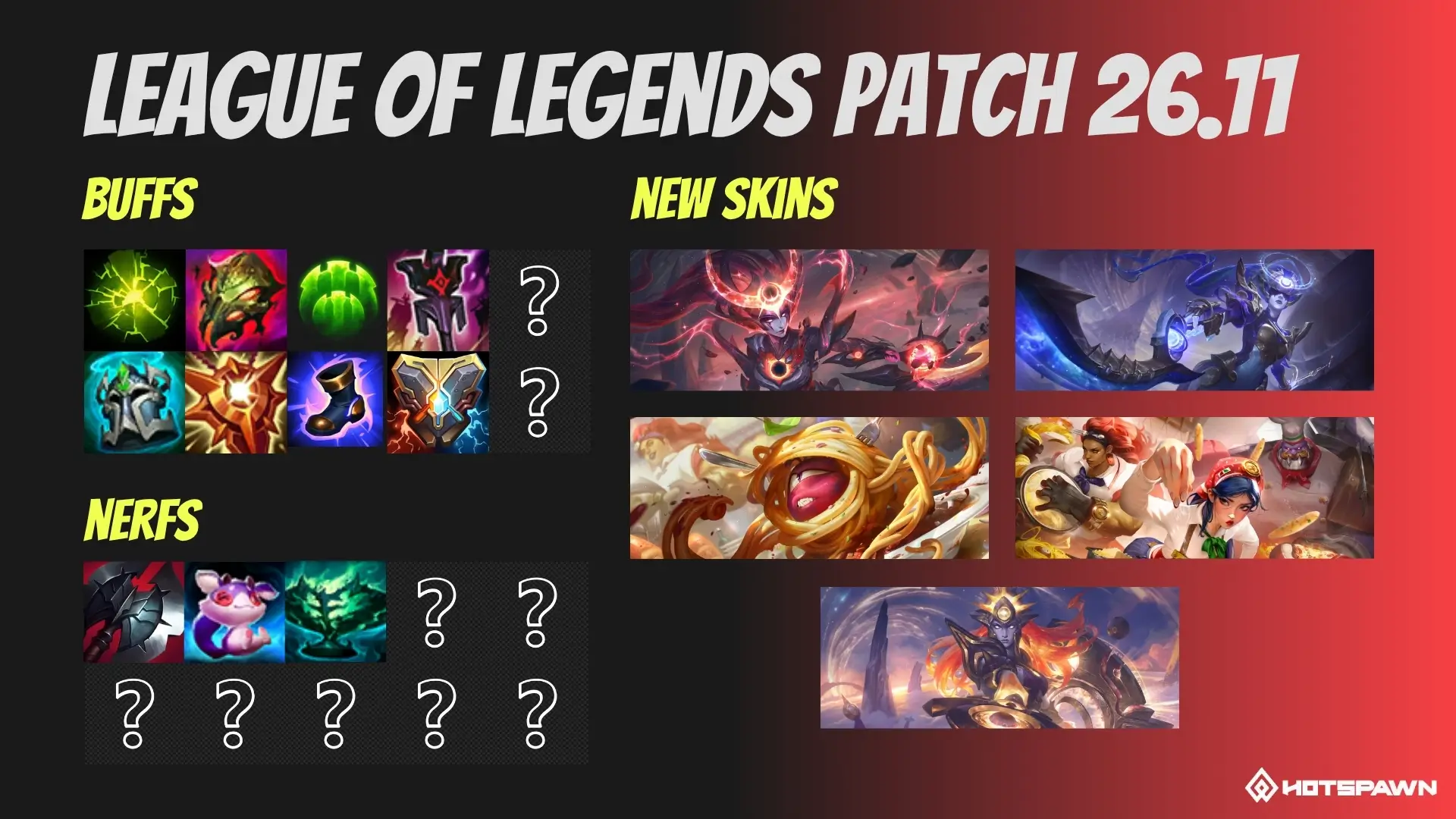 League of Legends Patch 26.11 Preview